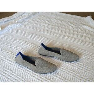 Rothy's The Loafer Gray Stripe Taupe Heather‎ Gray Sz 9.5
